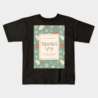 Happy Thanksgiving Card - 23 Kids T-Shirt